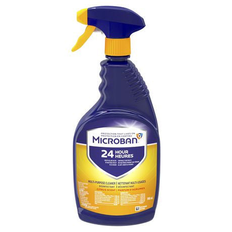Microban 24 Hour Multi-Purpose Cleaner & Disinfectant Spray - Citrus Scent | 946 ml