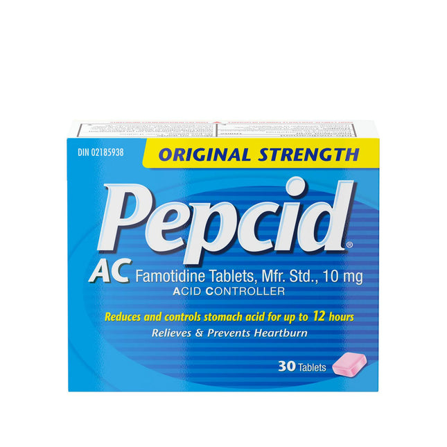 Comprimés de force originale Pepcid AC | 30 comprimés