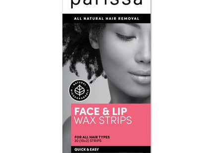 Parissa Face & Lip Wax Strips for All Hair Types | 20 Strips