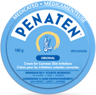 Penaten Medicated Original Cream for Common Skin Irritations | 166 g