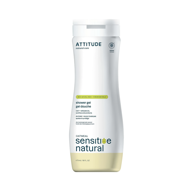 Attitude - Sensitive Natural Body Wash with Oat & Argan Oil | 473 mL