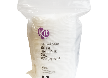 Kit - Soft & Luxurious Oval Cotton Pads | 50 Pads