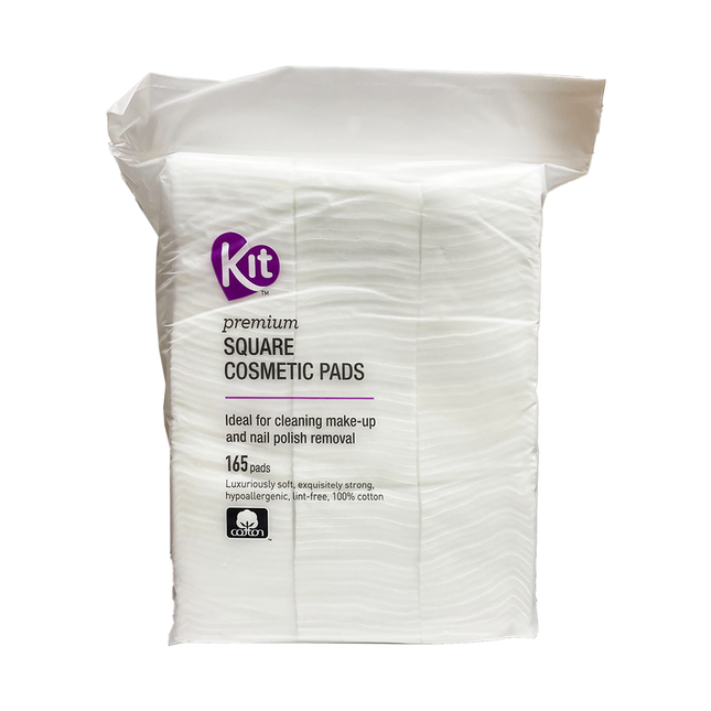 Kit - Disques démaquillants carrés premium | 165 disques