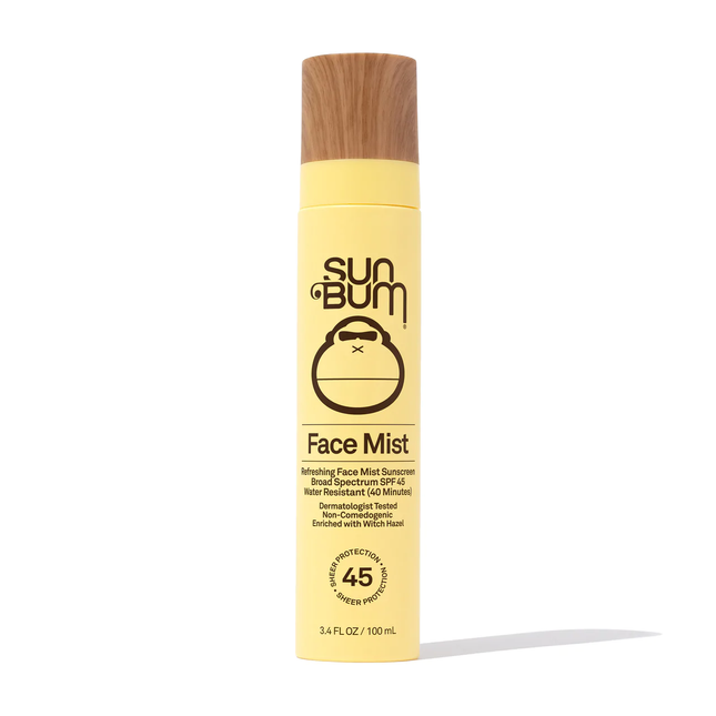 Sun Bum - Brume solaire originale pour le visage SPF 45 | 100 ml