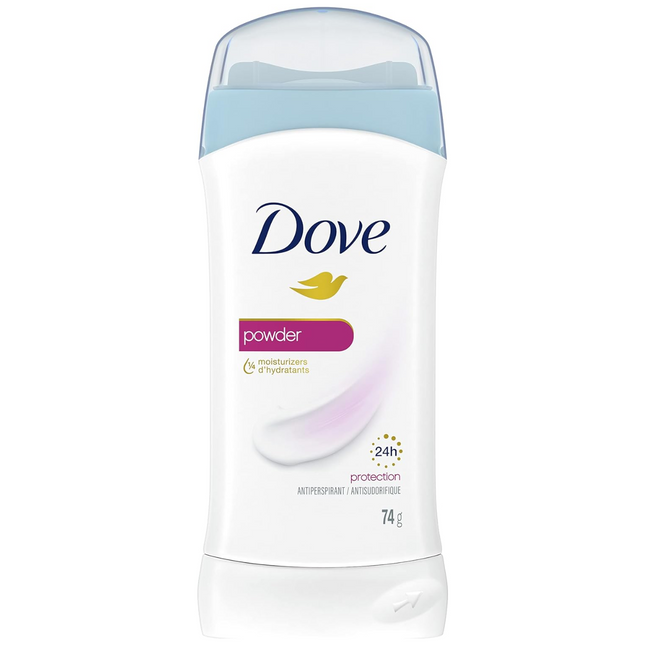 Dove - Powder 24 Hour Invisible Solid Antiperspirant | 74 g