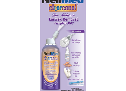 Kit complet d'élimination du cérumen NeilMed Clear Canal