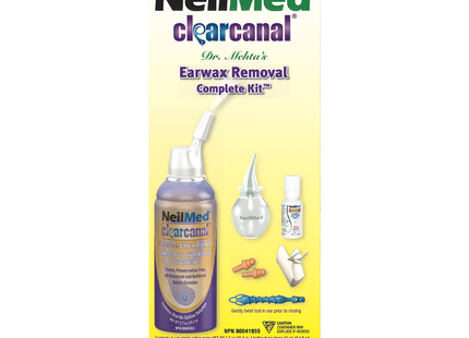 NeilMed - Kit complet pour l'élimination du cérumen ClearCanal