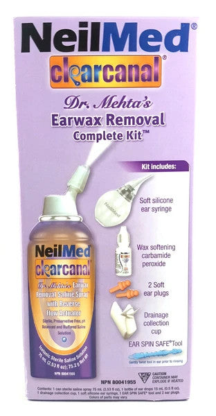 NeilMed Clear Canal Earwax Removal Complete Kit
