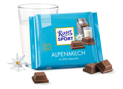 Ritter Sport - Alpine Milk Chocolate | 250 g