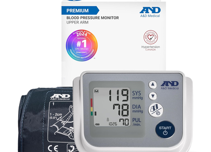 A&D Medical LifeSource - Multi-User Blood Pressure Monitor Upper Arm