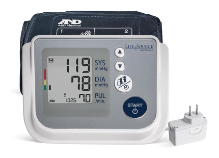 A&D Medical LifeSource - Multi-User Blood Pressure Monitor Upper Arm