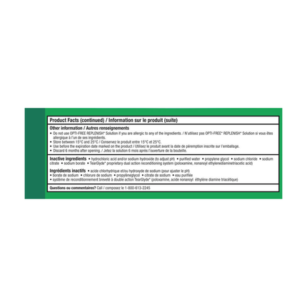 Opti-Free - Replenish Solution for All Day Comfort