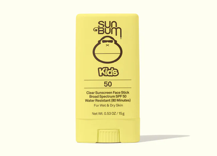 Sun Bum - Kids Clear Sunscreen Face Stick SPF 50 | 15 g