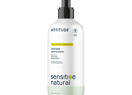 Attitude - Sensitive Natural Liquid Hand Soap with Oat, Fresh Apple | 473 mL