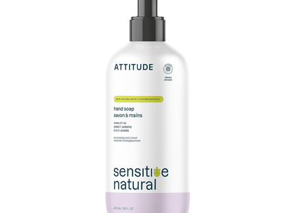 Attitude - Sensitive Natural Liquid Hand Soap, Sweet Jasmine | 473 mL
