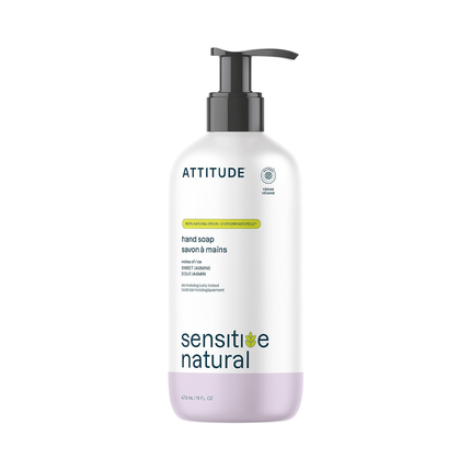 Attitude - Savon liquide naturel doux pour les mains, Jasmin sucré | 473 ml
