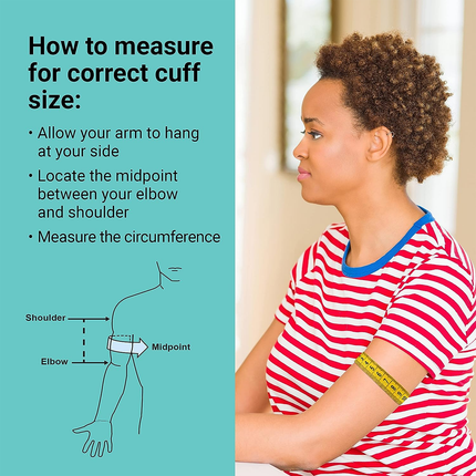 AND Medical - Life Source - Blood Pressure Cuff - Medium - UA-290A - 9"-14"/ 23 - 37 cm | 1 Cuff
