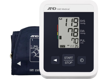 A&D Medical - One Touch Blood Pressure Monitor Upper Arm