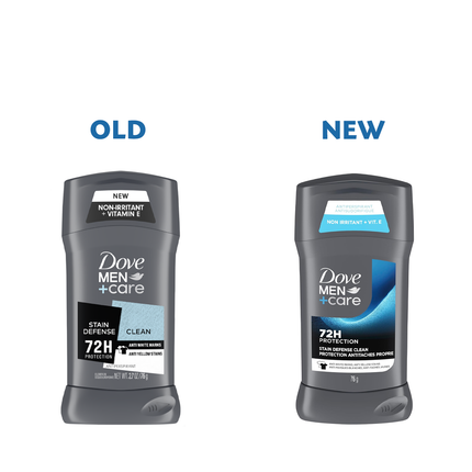 Dove - Men+Care 72H Protection Stain Defense Clean Antiperspirant | 76 g