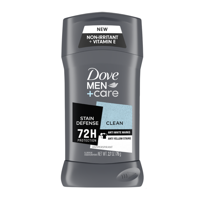 Dove - Antisudorifique non irritant Men+Care Stain Defense Clean | 76g