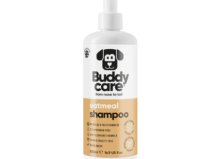Buddycare - Gentle Dog Shampoo with Oatmeal and Aloe Vera | 500 mL