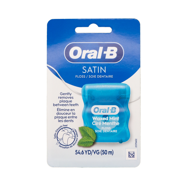 Oral-B - Satin Waxed Mint Floss | 50 m