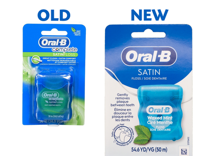 Oral-B - Satin Waxed Mint Floss | 50 m