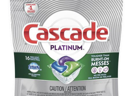 Cascade - Platinum ActionPacs Dishwasher Detergent | 16 Count