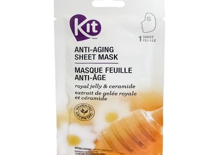 Kit - Anti-Aging Sheet Mask, Royal Jelly & Ceramide | 1 Sheet