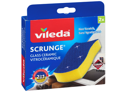 Vileda Scrunge Glass Ceramic - Non Scratch | 2 Pack