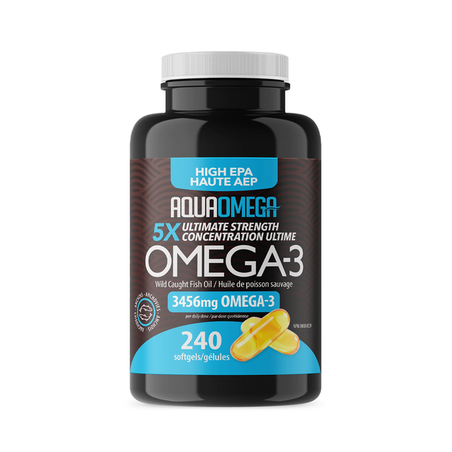 AquaOmega - 5X Ultimate Strength EPA | 240 Softgels