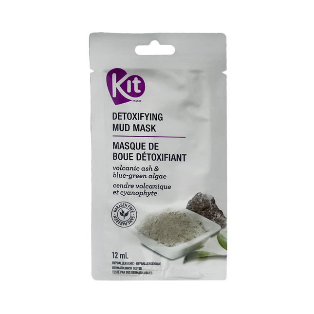 Kit - Detoxifying Mud Mask, Volcanic Ash & Blue-Green Algae | 12 mL