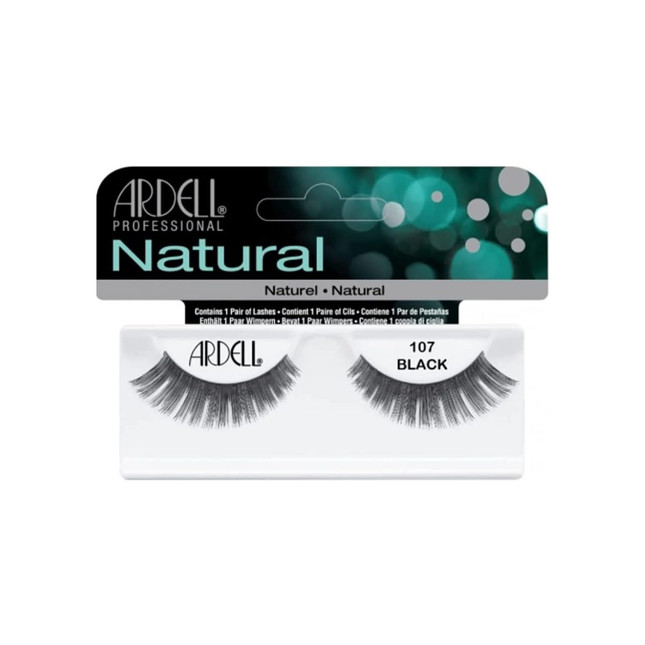 Ardell - Natural Fashion Eyelashes - 107 Black | 1 Pair