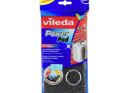 Vileda - Heavy Duty Power Pad | 2 Pack