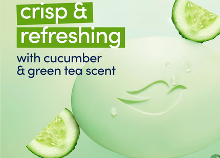 Dove - Cool Moisture Beauty Bar, Cucumber & Green Tea Scent | 2 x 106 g