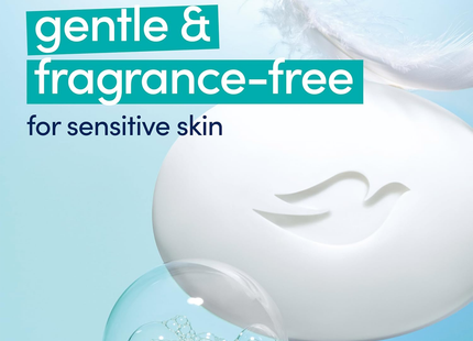 Dove - Barre de beauté sans parfum pour peaux sensibles | 2x106g