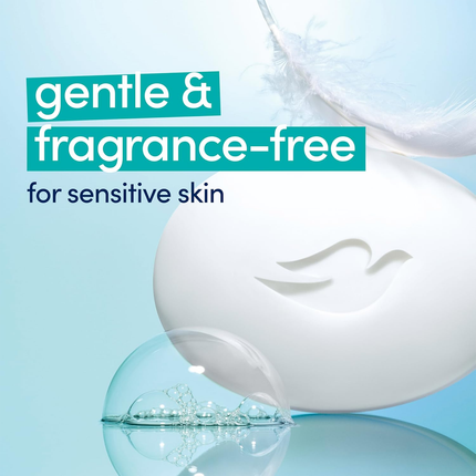 Dove - Sensitive Skin Fragrance Free Beauty Bar | 2 x 106 g