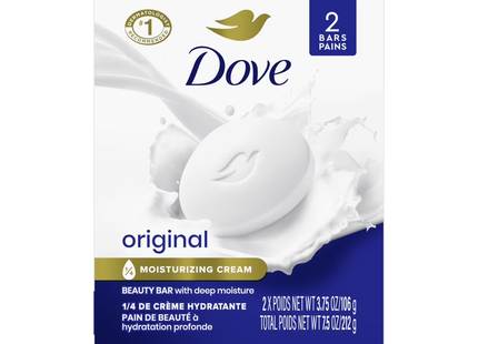 Dove - Pain de toilette hydratation intense | 2 x 106 g
