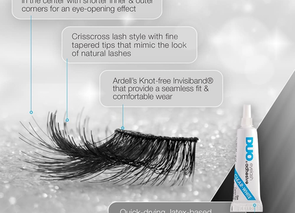 Ardell - 3D Fauxmink False Eyelashes with Lash Glue | 2 Pairs