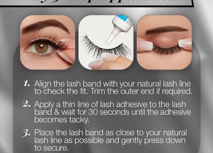 Ardell - 3D Fauxmink False Eyelashes with Lash Glue | 2 Pairs