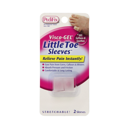 Pedifix Visco-Gel Little Toe Sleeves | 2 Count