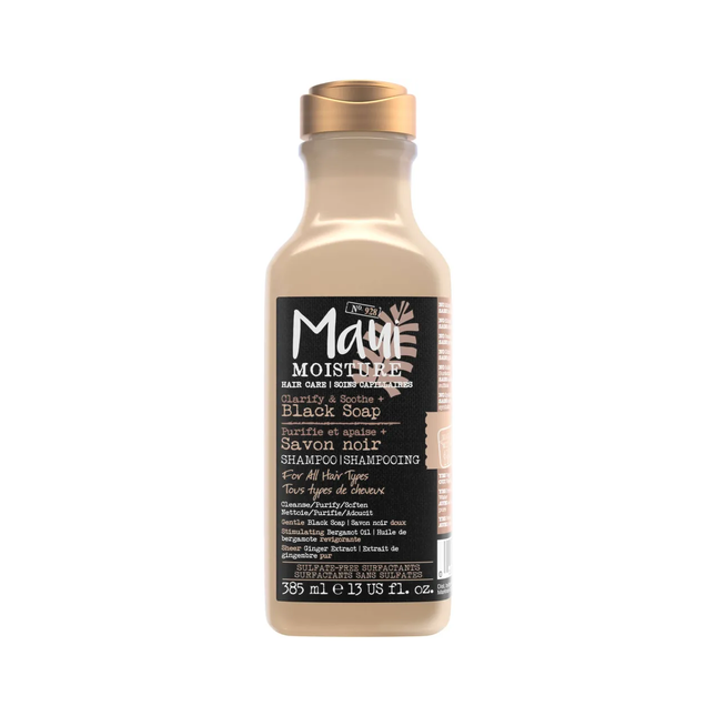 Maui Moisture - Clarify & Soothe Black Soap Shampoo | 385 mL