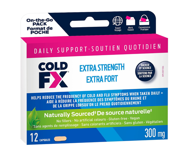 Cold-FX - Extra Strength Cough & Cold Relief Capsules | 12 Capsules ...