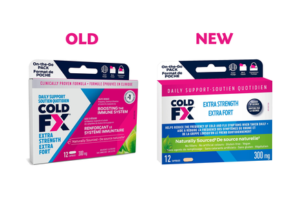 Cold-FX - Capsules extra fortes pour soulager la toux et le rhume | 12 gélules