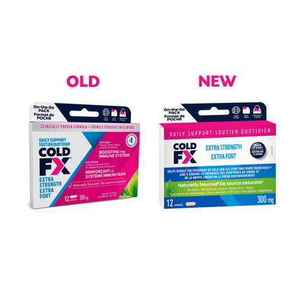 Cold-FX - Extra Strength Cough & Cold Relief Capsules | 12 Capsules