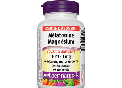 Webber Naturals - Melatonin Magnesium 10/150mg | 60 Tablets