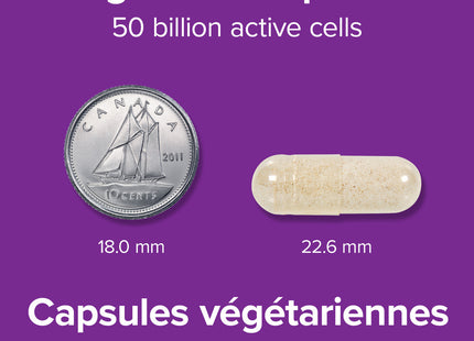 Webber Naturals - 50 Billion Probiotic Supplement | 30 Vegetable Capsules