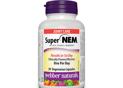 Webber Naturals - NEM 500 mg Natural Eggshell Membrane | 30 Capsules ...