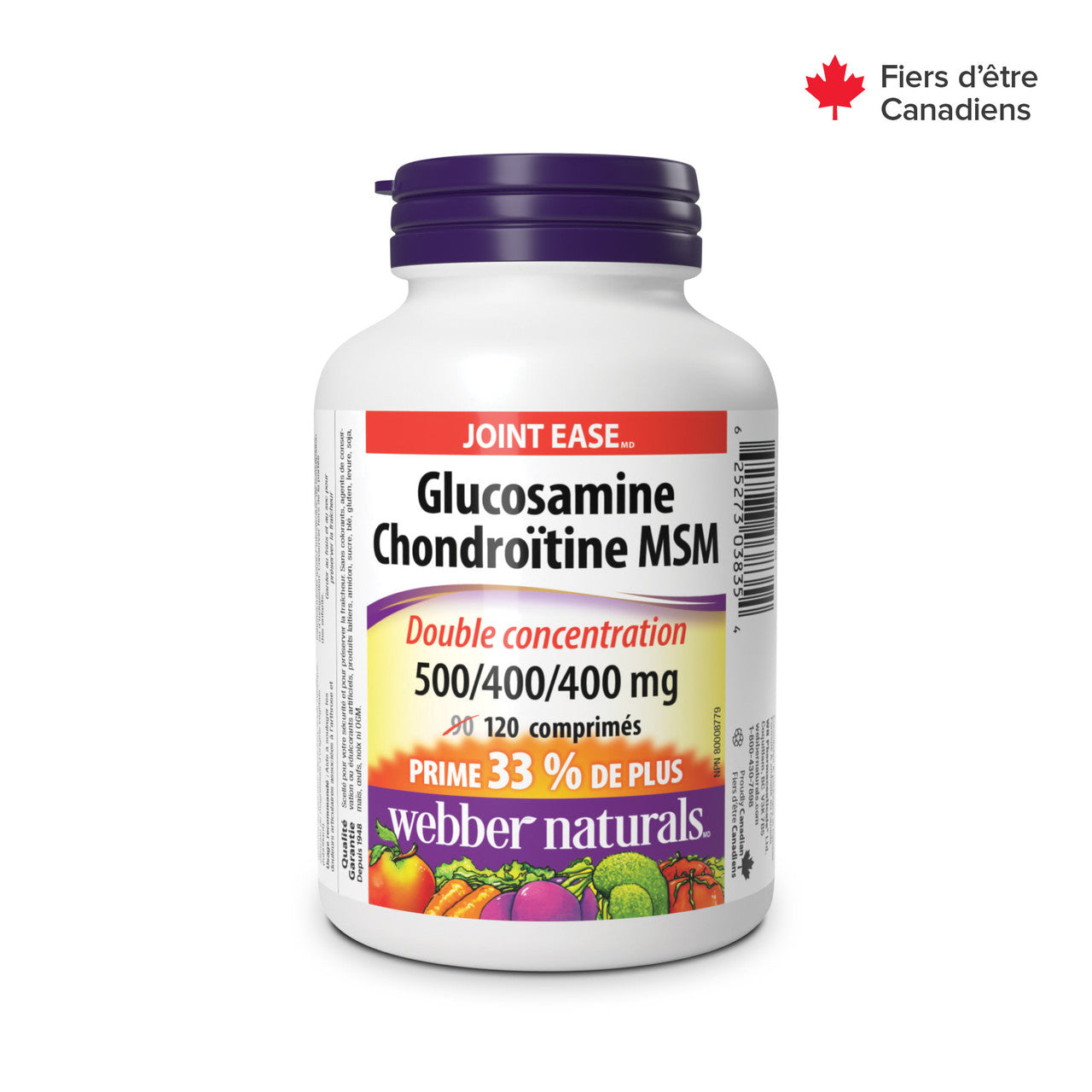 Webber Naturals - Glucosamine Chondroitin MSM Double Strength - 500/40 White Cross E-Store Webber Naturals - Glucosamine Chondroitin MSM Double Strength - 500/40 White Cross E-Store