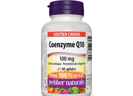 Webber Naturals - Coenzyme Q10 - 100 mg | BONUS 30+30 Softgels